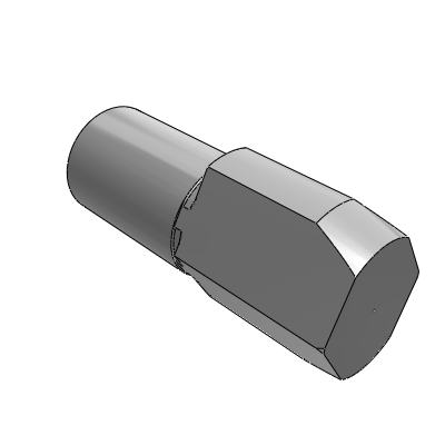 Dowel pin, large-head tapered type, internal thread type, fixed P dimension type