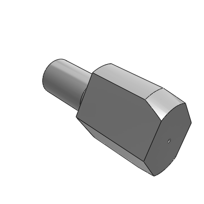 Dowel pin, large-head tapered type, standard type, fixed P dimension