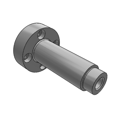 Cantilever pin, flange type, bolt-fixed, round type