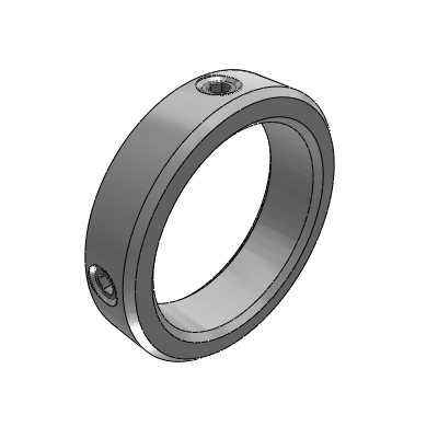 Fixed ring, compact type, set screw fixing type