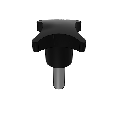 Cross handle, external thread type