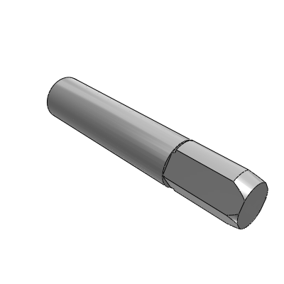 Dowel pin, large-head taper type, external thread type, P/L/B/ML size specified type