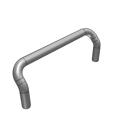 Angle-type handle