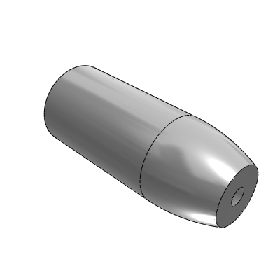 Dowel pin, large-head conical type, DP tolerance, conical head R selection type