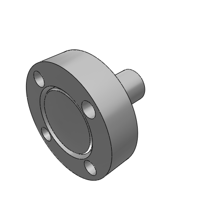 Floating Joint, Flange-Mounted Type, External Thread, Compact