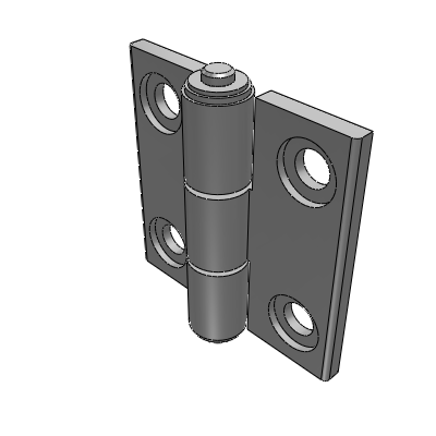 Aluminum alloy hinge ultra-short head bolt type