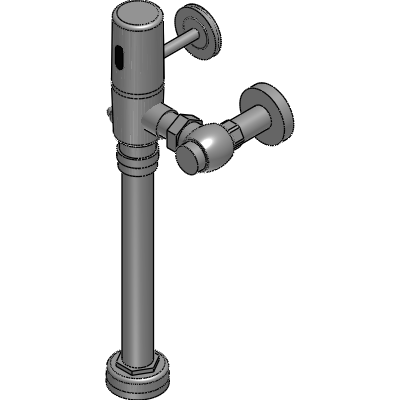Zurn Elkay Battery Powered Exposed Sensor Flush Valve for Water Closets Industrial Valves