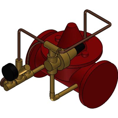 Zurn Elkay Model ZW205FP Fire Pump Relief Valve Industrial Valves