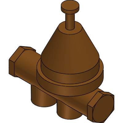 Zurn Elkay Lead-Free* Water Pressure Reducing Valve with Integral Strainer with Integral By-pass Check Valve Industrial Valves