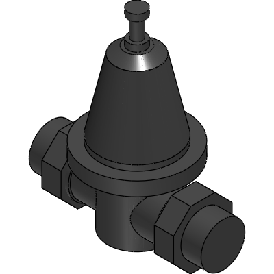 Zurn Elkay Water Pressure Reducing Valve With FNPT Double Union Connections Industrial Valves