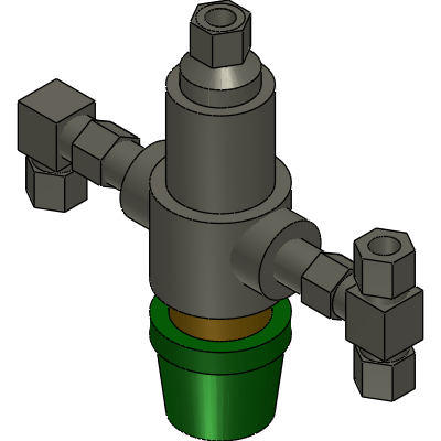 Zurn Elkay Aqua-Gard® Thermostatic Mixing Valve w/ Thermal Flush Mode Industrial Valves