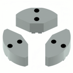 3-čelisťové pákové sklíčidlo