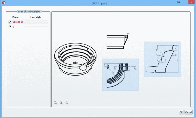 Show auxiliary geometry