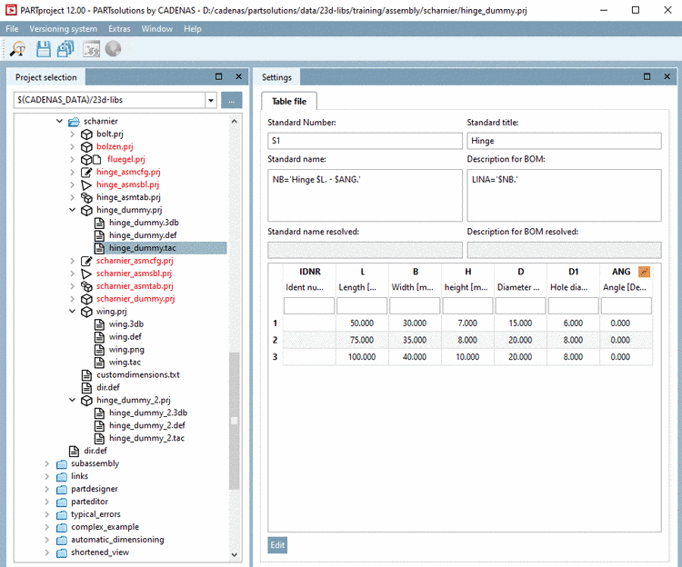 Adjust standard name