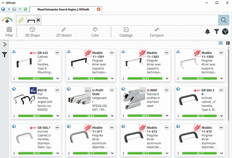 Result with a sketch