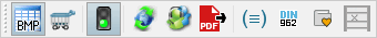 Standard toolbar