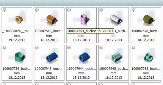 Imported own parts