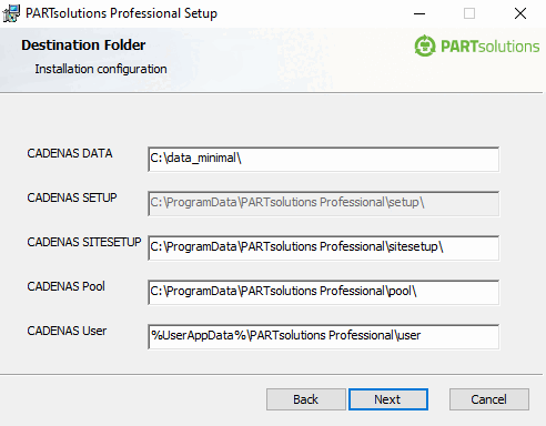 Destination Folder (2nd dialog)