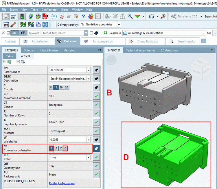 PDM-ID information dialog