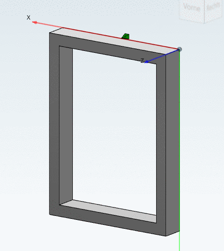 Rectangular roof window