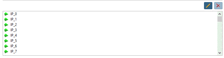 List of existing connection points