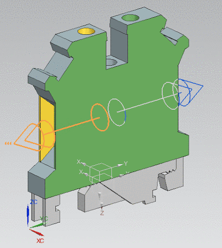 Part in NX with multiports