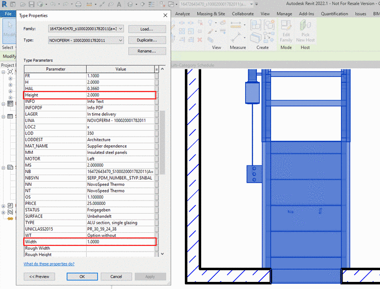 Part in Revit