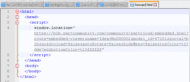 Example forward file