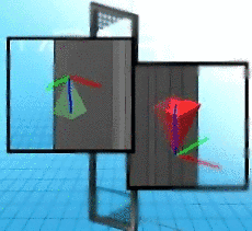 The connection point of the left and right fence are in opposite directions