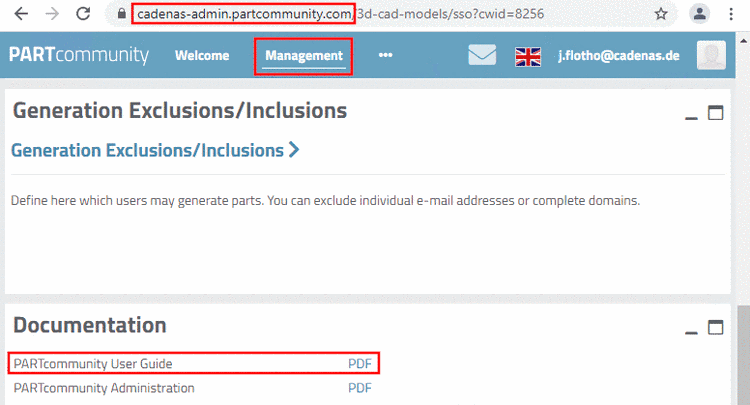 PARTcommunity User Guide PDF download