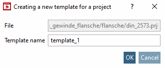 Creating a new template for a project
