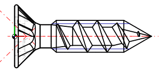 Standard 2D derivation overlaid with extra 2db