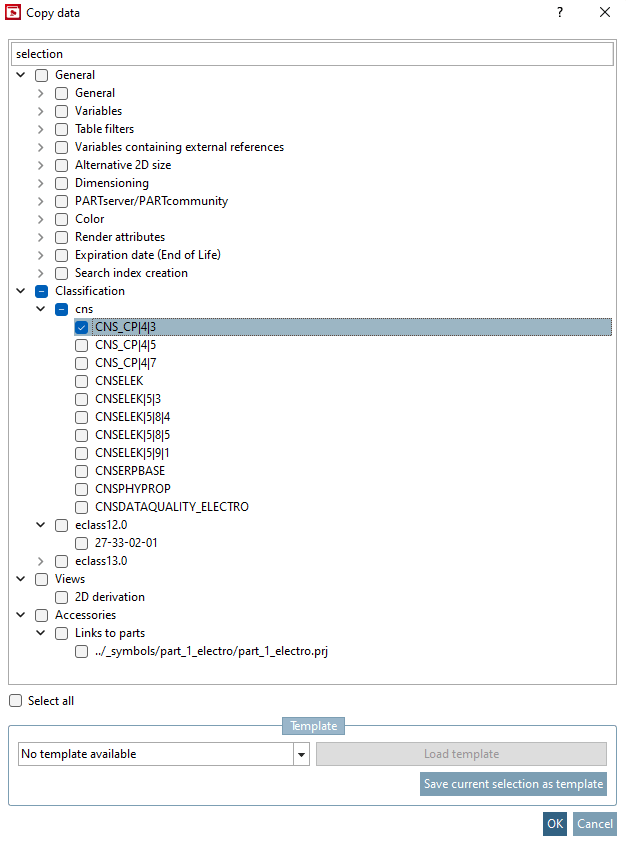 Class "CNS_CP|4|3" is selected here as an example.