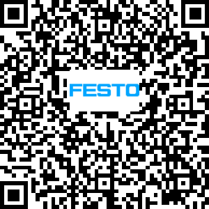 Result as QR code with company logo