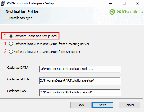 Installation type "0"