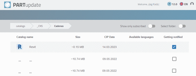 "Authentication" tabbed page