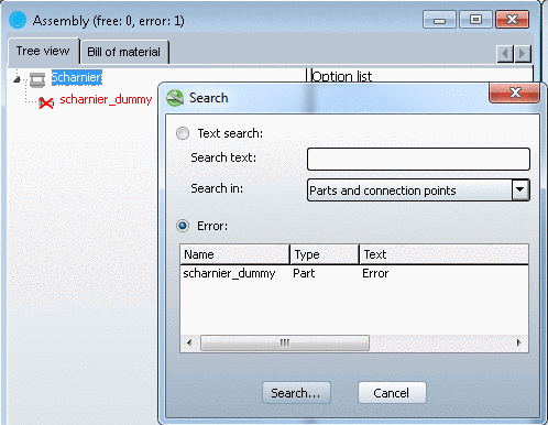 Do not use the saved selection but search again.