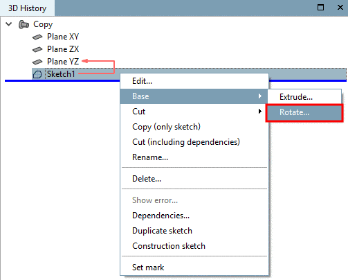 Call: Base -> Rotate...