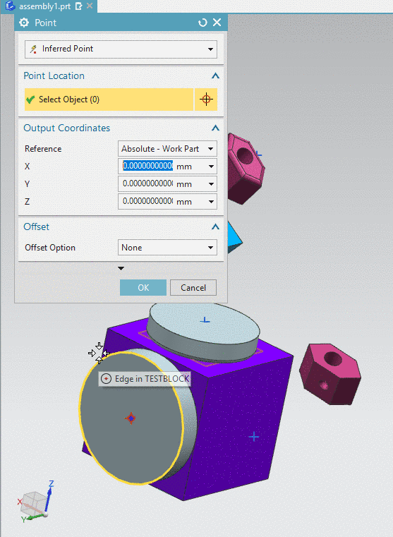 Enhanced "Point" dialog