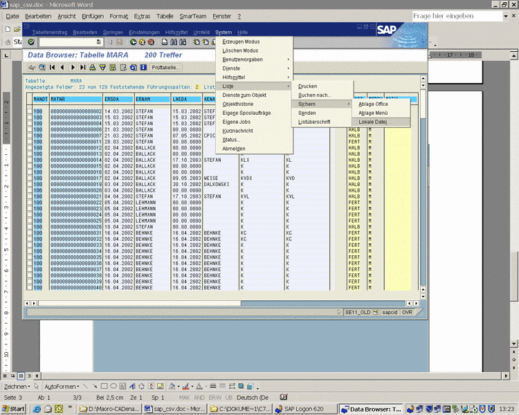 Geometric search (3D)