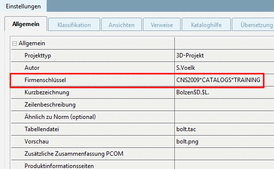 Settings -> tabbed page General -> General -> Company key