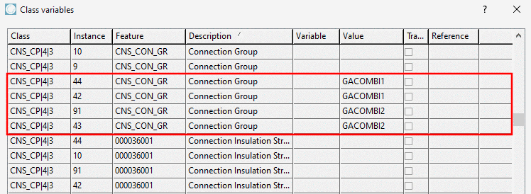 PARTproject -> Class variables