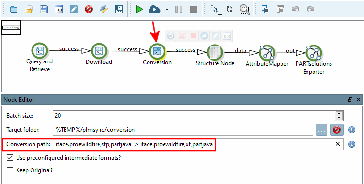 PARTdataCenter -> Node editor [Node Editor]