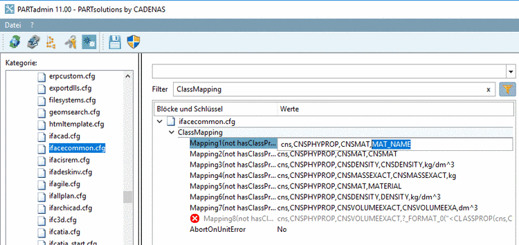 ifacecommon.cfg -> Block [ClassMapping]