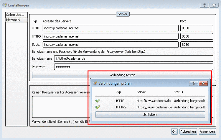 Software local, Data and Setup from existing server