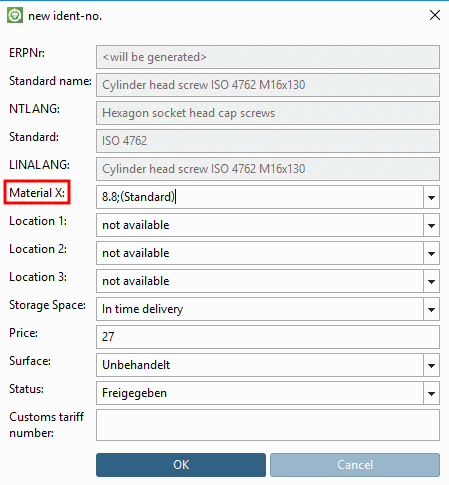 "Werkstoff X" translated by "Material X"