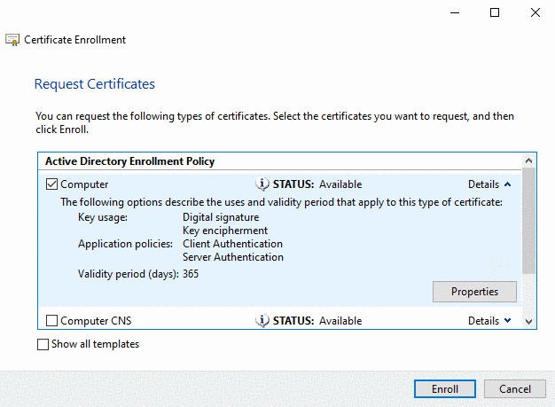 Selection "Computer"