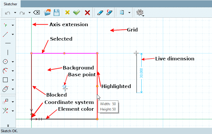 Color settings - Examples