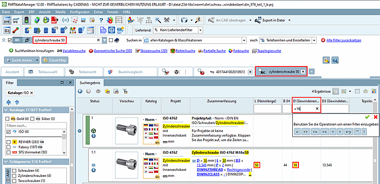 You can position interesting variables further forward by drag & drop with pressed mouse button in order to view them at a glance.