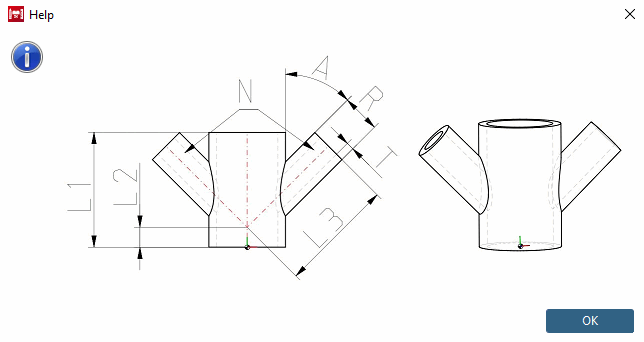 The figure shows the help which is available for each element.